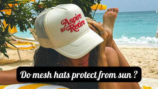 Do mesh hats protect from sun ?
