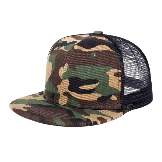 Camo Snapback Trucker Hat