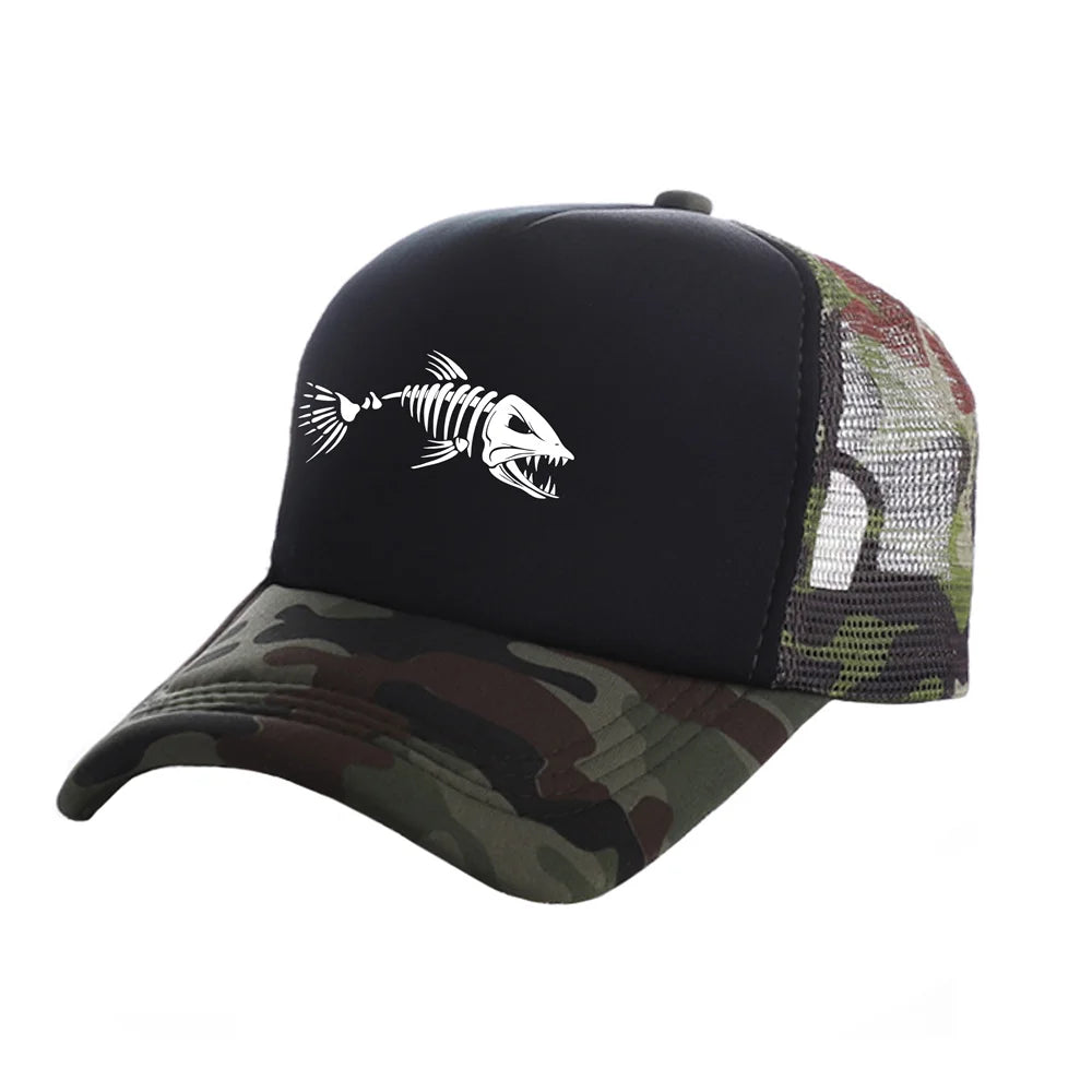 Camo Fishing Trucker Hat